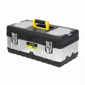 스텐 2단 공구 박스 보관 케이스 정비소 휴대 17인치