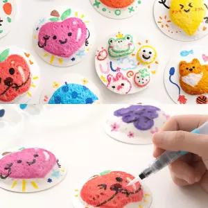 입체 드로잉 캔버스 스펀지 매직 페이퍼 (5매입)집콕 놀이 미술 놀이 재료 키트