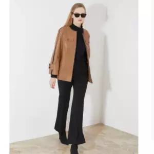 [올리비아로렌]올리비아로렌 sh06 배색 레더 자켓 VVBJN011371 (32388485)