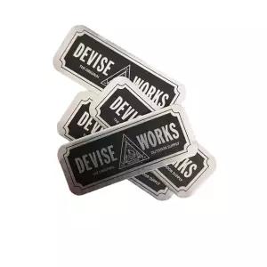 알루미늄 라벨 스티커 커스텀 메탈스티커 캠핑용품 금속라벨