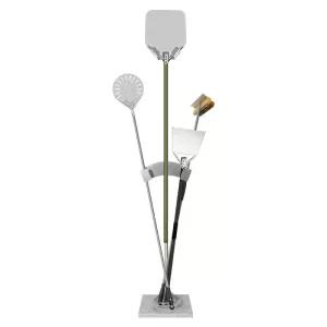 피자 오븐 삽 거치대브러시 포함 304 스테인레스 소재 사용