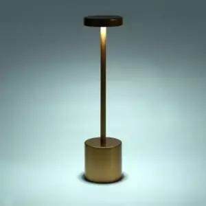 미드나인 무선 터치 테이블 스탠드 LED 무드등 골드 USB무드등 USB스탠드 USB조명