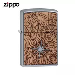 ZIPPO 라이터 엠블렘 49055 WOODCHUCK USA Compass 오일+심지+부싯돌 3종세트 포함