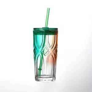 투톤 그라데이션 빨대텀블러 1개 WFIT5LM