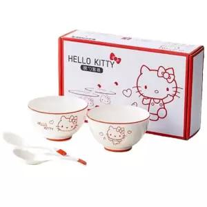 산리오 헬로키티 도자기 그릇 국자 선물세트 1P 식기 1인식기세트 2인식기세트