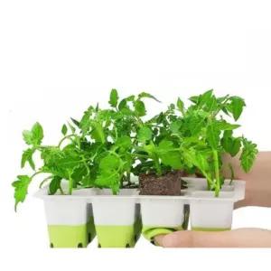 트레이 모종판 육묘 홈가드닝 식물 재사용 12구