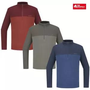 [레드페이스 본사] 남성 파워마이크로짚티셔츠 REWMTSW24013