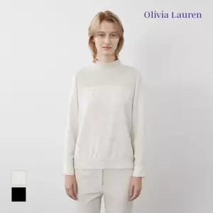 [올리비아로렌] 반넥 블라우스형 티셔츠_VOCAL3W9131