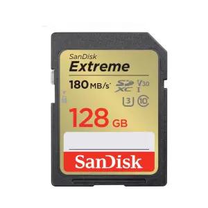 샌디스크 Extreme 128GB SD카드 소니 캐논 카메라 네비 호환 4K V30 외장 메모리 DX