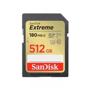 샌디스크 Extreme 512GB SD카드 소니 캐논 카메라 네비 호환 4K V30 외장 메모리 DX