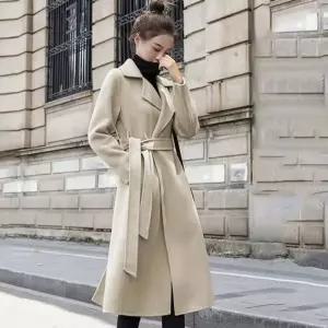 보라색코트 캐주얼 퍼플 빅사이즈 세련된 루즈핏 코트