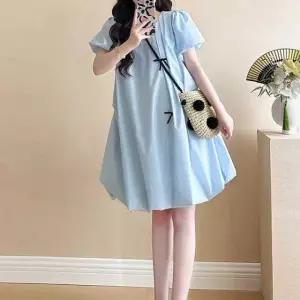 임산부 원피스 데일리룩 임부복 여름 (WFK76CU)