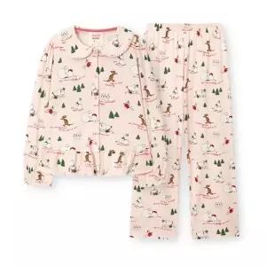 [NS홈쇼핑][오르시떼] 여성 G036 무민스노우볼 긴소매 파자마 세트[35503979]