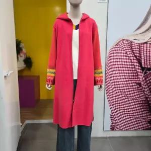 [베네통] 패턴 롱 후드코트 BACT62461 PK