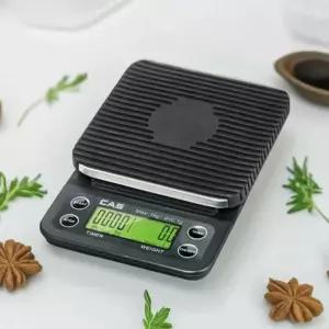 카스 커피저울 전자 저울 정밀 디지털 타이머 베이킹 핸드드립 계량 카페 요리 RE-900