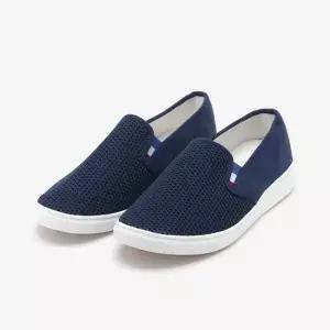 남성 폭신한 밑창 매쉬 슬립온 WW-SE-RONALDO-네이비