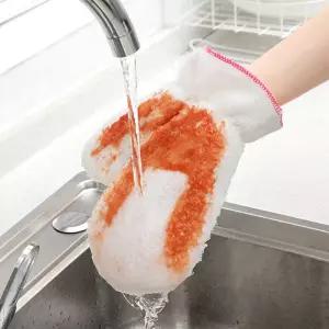 장갑형 방수 설거지 벙어리 수세미 주방용 장갑형수세미 설거지장갑 쏭롤쁘