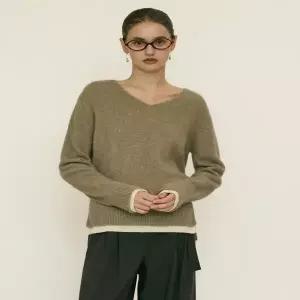 [롯데백화점]나이스클랍 레이어드 브이넥 풀오버 (N254PWK911)