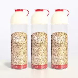 곡물 보관통 밀폐 용기 잡곡통 3호 1.1L 곡물통 잡곡통 견과류병 쌀보관통 원두보관용기