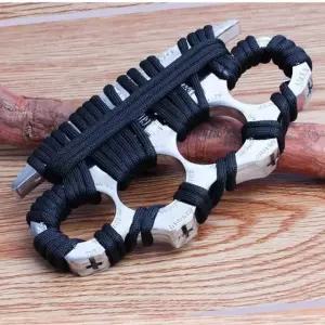 두께 11MM 업그레이드 셀프디펜스 호신용너클 실버 (WE0C8F2)