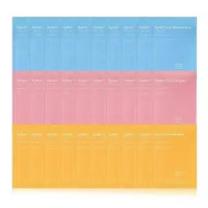 [신세계라이브쇼핑]초세컨즈 자일리톨 시카 마스크팩(25ml) 10매입 2세트+썬크림 파우치 5매+쇼핑백