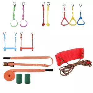놀이터 그네 로프 체력 등반 행잉 균형 운동 세트 매달기 공원 활동 장비 실내 야외 훈련