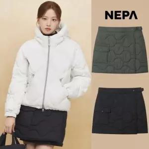 네파 여성 겨울 패딩 미니 스커트 누빙 퀄팅 치마 랩스커트 7L81866