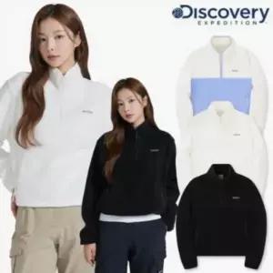 디스커버리 여성 경량 플리스 아노락 자켓 DWSS41044 450140