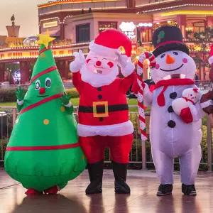 포르르 산타복장 크리스마스 3개 세트 눈사람 산타 트리