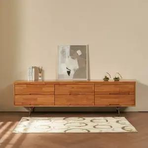 파빈 참죽 원목 거실장 1800