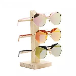 원목 3구 안경거치대 안경진열대 선글라스보관 스탠드