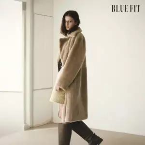 [블루핏][25FW최신상] 블루핏X로보 스페인 라도마 더블 롱 무스탕 (리버시블)