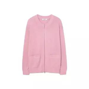 국내매장판 에잇세컨즈 부클 라운드넥 집업 가디건 라이트 핑크 42435ALY3Y 153524