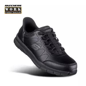 스케처스 남파 미끄럼방지 데일리워크화 블랙