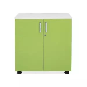 HS 컬러2단올문장 사무용캐비넷 수납장 2단책장