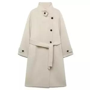 [롯데백화점]나이스클랍 하이넥 벨티드 코트 N254MWCB55D