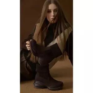 [롯데백화점]브루노말리 [브루노말리] 스웨이드 니트 부츠 BM019