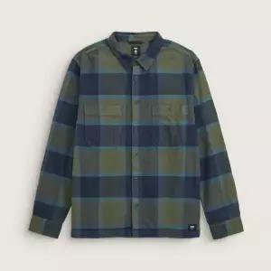 [롯데백화점]반스 락스퍼 플래드 플란넬 셔츠 그린 VN000P7ZF0O