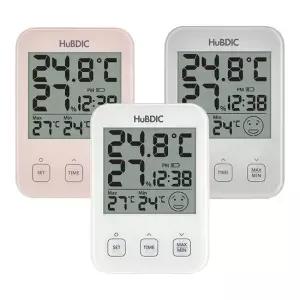 휴비딕 온습도계 온도 습도계 HT-7 시계 벽걸이 탁상형