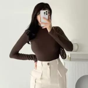 [하프클럽/]여성 골지 코디 목티셔츠 이너티