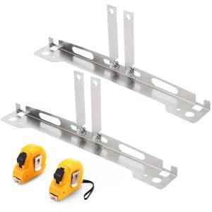 데이지이너 2팩 업그레이드 휠 얼라인먼트 도구와 익스텐션 암 및 2개의 측정 테이프가 있는 헤비 듀티 스테인리스 스틸 토 도구 플레이트 자동차 트럭 SUV에 대한 정확한 제공