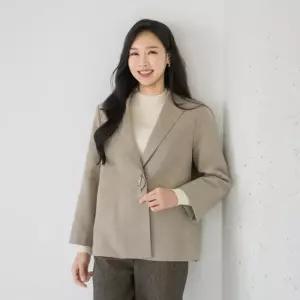 엄마옷 마담4060 클래씨마담 레더패치본딩자켓 데일리 여성 -ZJK2512015-