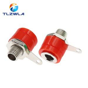 10PCS 4MM DIY 파란색 빨간색 검정색 노란색 소켓 어댑터 바인딩 플러그 녹색 바나나