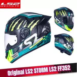 Capacete LS2 STORM 오토바이 헬멧 Ls2 FF352 풀페이스 헬멧 카스케 모토 카스코 ECE 인증 안개 방지 시스