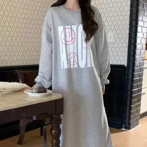 [하프클럽/셀러허브_여성트랜드패션]빅사이즈 512 모르루즈기모박스원피스