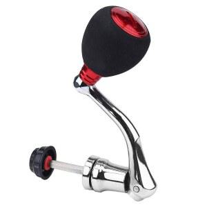 낚시 릴 손잡이 교체, 교체 전동 금속 로커 팔 그립 액세서리(4000 5000 6000L-레드)