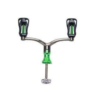 미끼 캐스팅 릴을 위한 낚시 릴 손잡이 로커 암 그립, 회전 교체, 알루미늄 합금 이중 끝 손잡이, 1000-4000 모델 그린에 적합