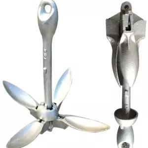 고무 보트 닻 접이식 접는 선박 줄 앵커