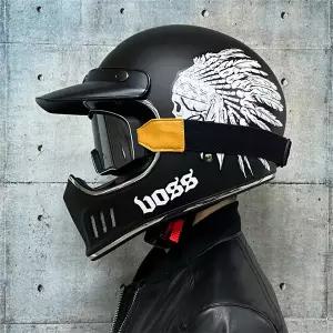 바이크 오토바이 반모헬맷 레이싱 풀 페이스 헬멧 Windsheild Capacetes 파라 모토 남자 여자 안전 Casque