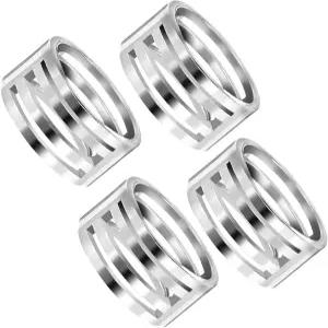 4개의 점프 링 오프너 스테인리스 스틸 핑거 툴 서클 스플릿 보석 제작용 용품 내구성 있고 다재다능한